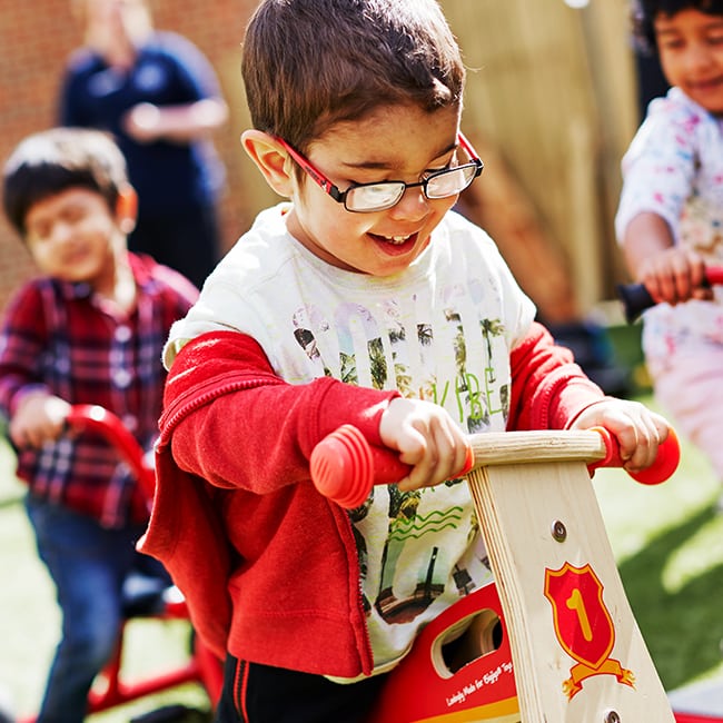 The children at Woodley nursery enjoy a diverse range of sports and